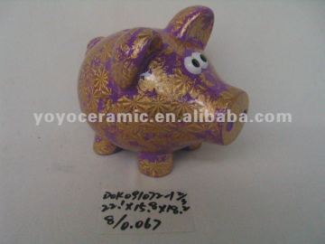 ceramic coin saving bank