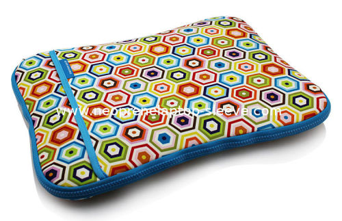 Unique Sublimation 13.3 Inch Neoprene Laptop Sleeves / Padded Case With Zip