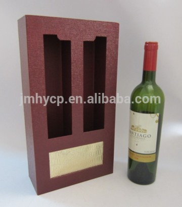 Elegant wooden wine gift box