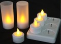 เทียน Tealight นำชุดด้วยรีโมทคอนโทรล