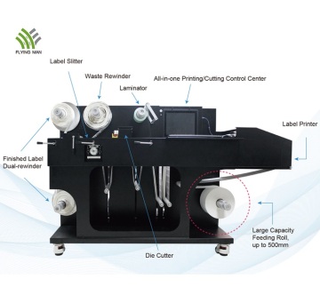 Vinyl Label Digital Die Cutter Printer