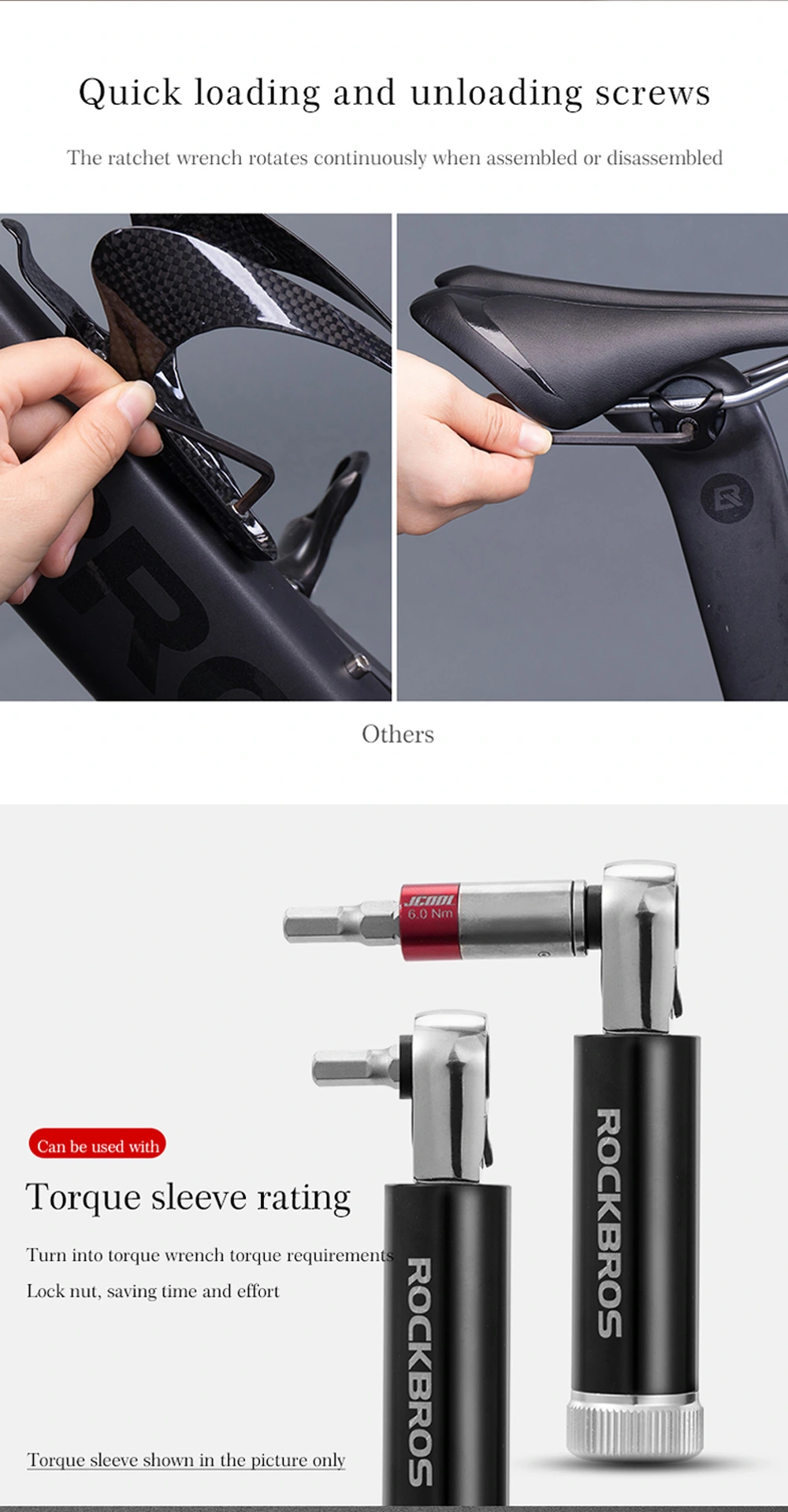 China Made Rockbros Torque Wrench Bicycle Repair Tool Kit for Daily Maintenance