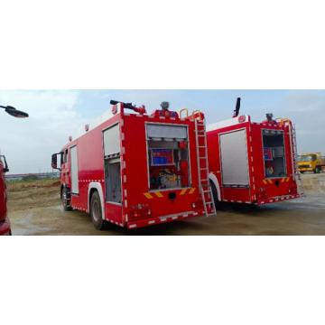 HOWO 8000L water tank fire lighting engine truck