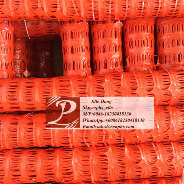 4' x 100' Orange Plastic Safety Fence from White Cap