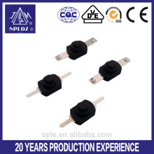 flashlight push button switch
