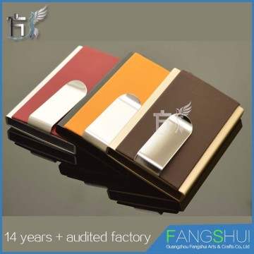 Money clip credit card holder rfid