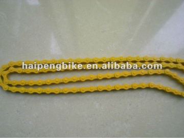 2015 colorful&Yellow steel bicycle chain