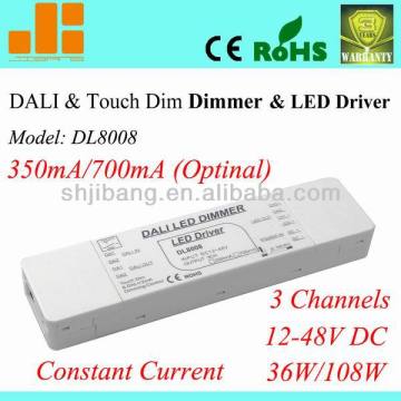 3 channel constant current led dali dimming driver