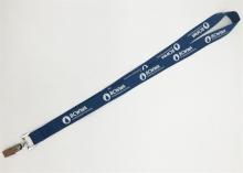 Custom Promotional Cheap Polyester Slogan lanyard