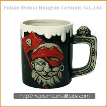 Made in china festive design ceramic mug cup colored ceramic cup