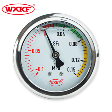 63mm Center Back Density Monitor For Switchgear SF6 Gas Density Pressure