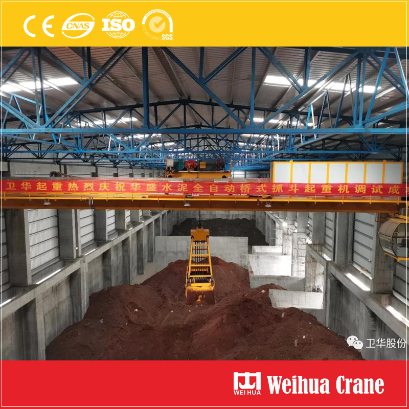 Cement Handling Grab Crane