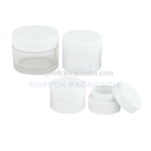 Round Shape PET/ PETG Cream Jar, empty cream jar, comestic cream jar