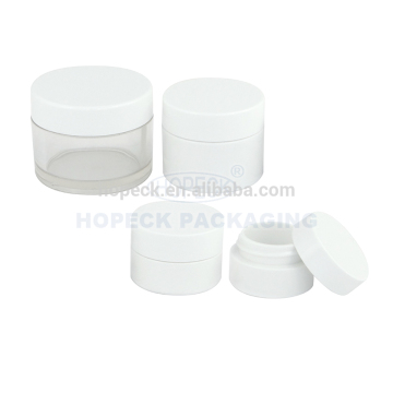 Round Shape PET/ PETG Cream Jar, empty cream jar, comestic cream jar
