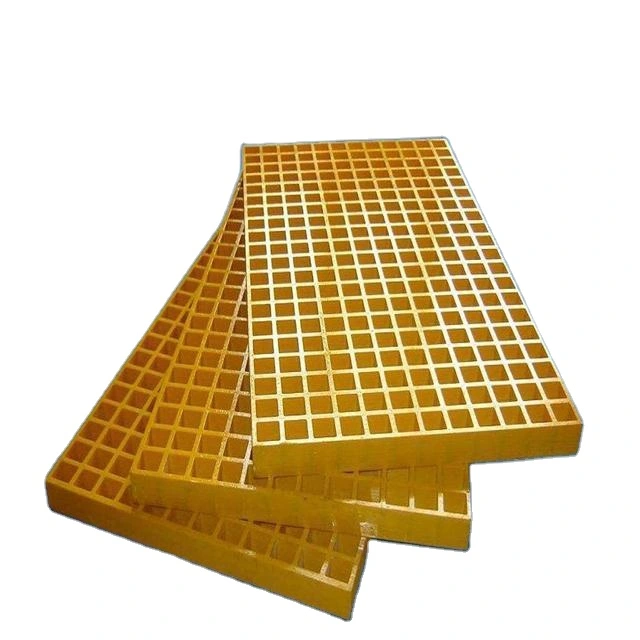 Low Price Yellow FRP Grating for Plastic Floor Grating