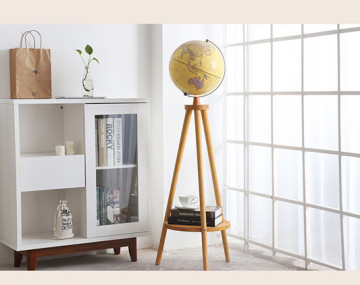 Antique Floor Standing World Globe