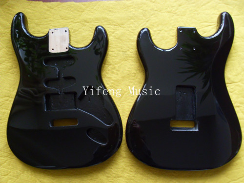 Aulne massif, corps guitare Stratocaster remplacement