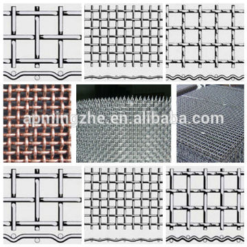 AnPing factory Griddle crimped wire mesh/Mine Mesh/ barbecue wire mesh/crimped woven wire mesh/crimped wire mesh fence