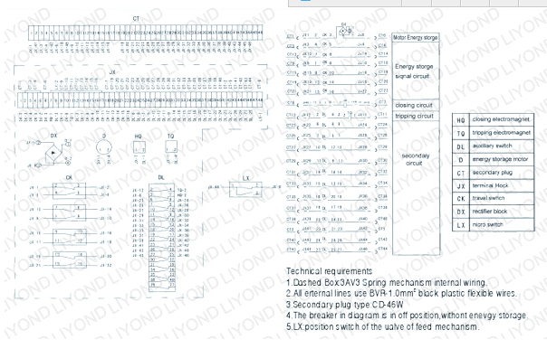 VS1-40.5 kv /T type Indoor H.V. VCB vacuum circuit breaker switchgear