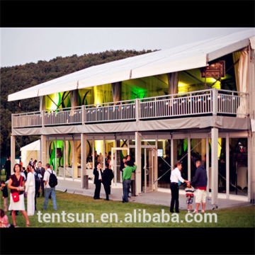 Double decker fabrics structure house