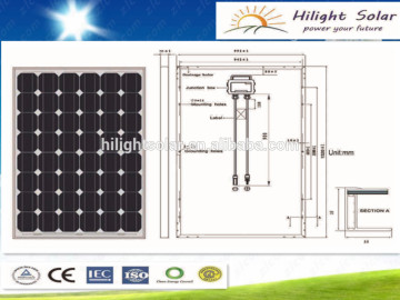 190w Pv Solar Panel