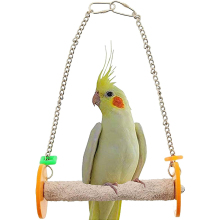 Pumice Perch Bird Toys: Safe, Non-Toxic Bird Swing for Sweet Feet and Beak Trimming