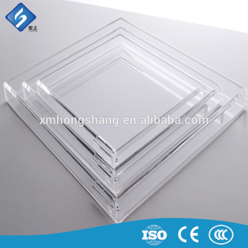 China alibaba acrylic manufacturer for the tray