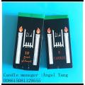 10pcs Libya paraffin black box wax candles