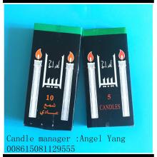 10 pcs Libya parafin Lilin Lilin Kotak Hitam