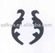 wrought iron part cast steel flowers leaves