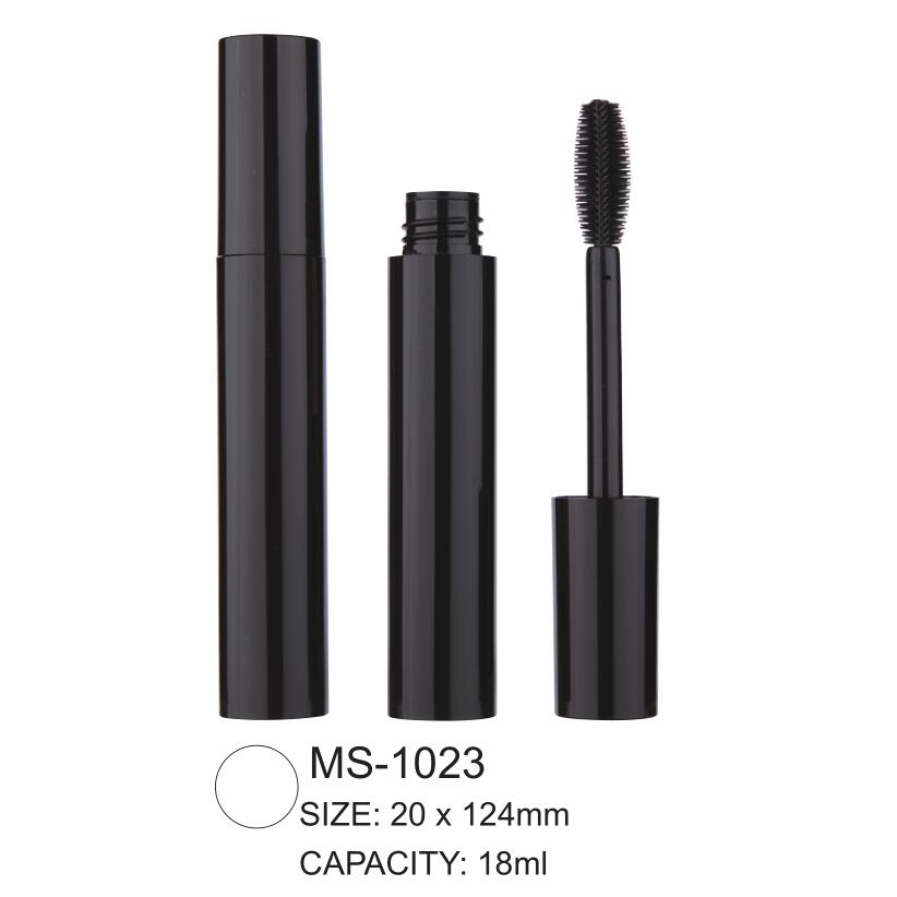 Plastic Empty Round Mascara Packaging Tube with Brush