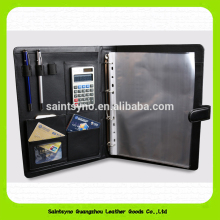 High quality PU leather file holder, customized travel document holder 15024