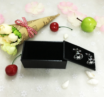 Leatherette paper cufflink gift box