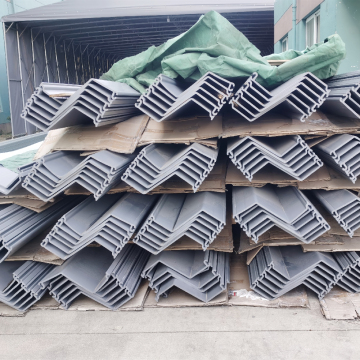 Durable PVC Vinyl z type sheet pile