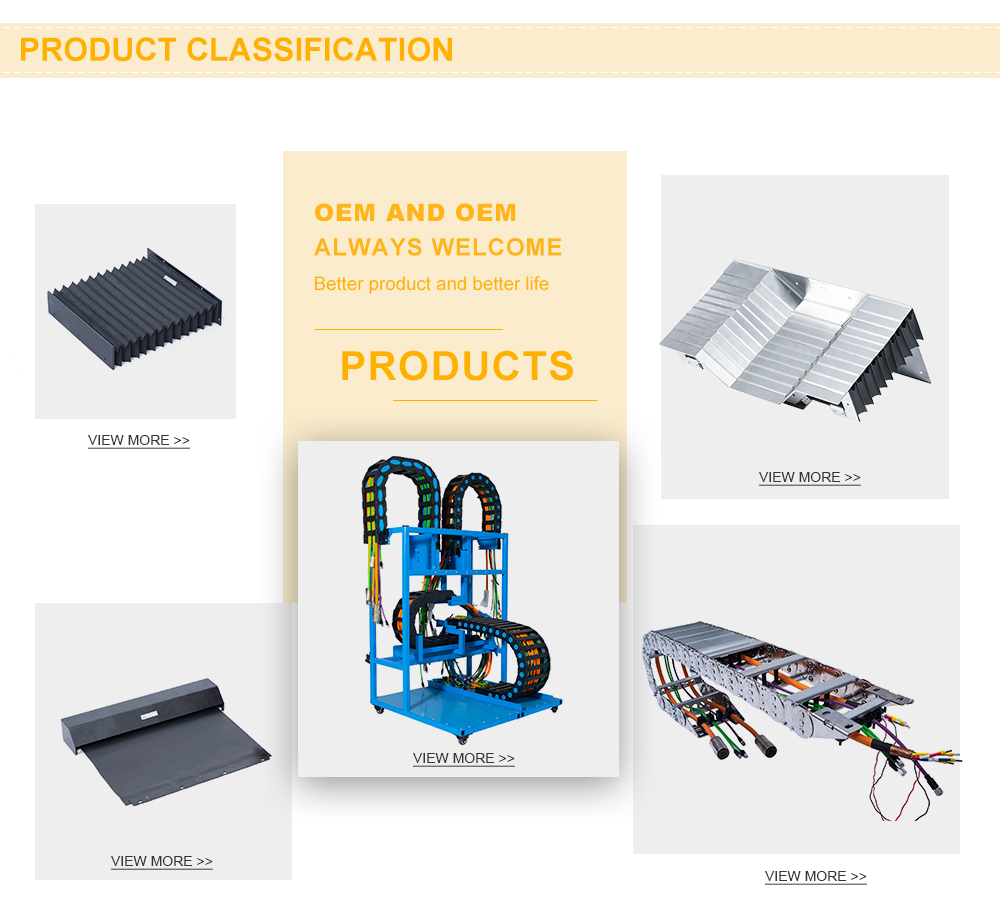 Durable Using Black Bridge Cable Drag Chain