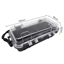 Transparent Lid Hand-Carry Plastic Waterproof Case
