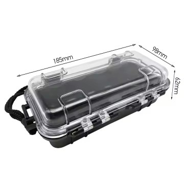 Transparent Lid Hand-Carry Plastic Waterproof Case