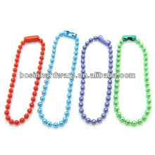 Fashion High Quality Metal Decoration Colored Ball Chain