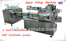 DTPW Automatic sprays arranging labeling cap spray fill machine