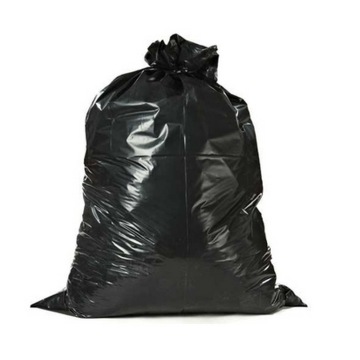 Bolsas de plástico de basura de basura negra transparente para trabajo pesado