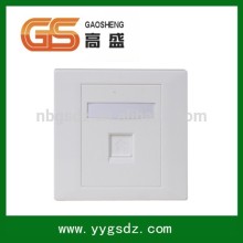 RJ45 RJ11 Faceplate High Quality Single Faceplate