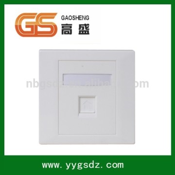 RJ45 RJ11 Faceplate High Quality Single Faceplate