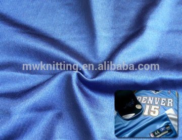 light weight polyester warp knit tricot velvet fabric for football cloths lining