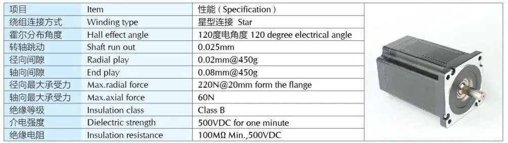 BLDC Motor 86mm High Speed 86bls71-48V-30220b-3 for Turkey Kebab Machine