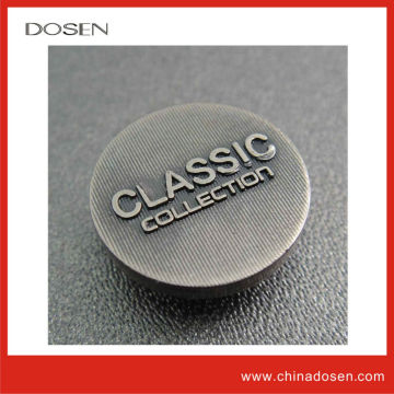 press snap button, snap metal button with logo embossed button
