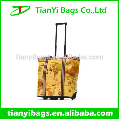 Trolley shopping bag with chair wheeled market trolley bag