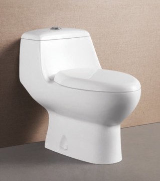 European Bathroom Ceramic Water Closet Siphon-Vortex Toilet