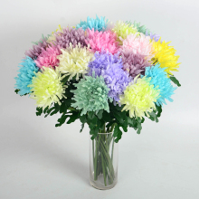 New Design Single Stem Artificial Chrysanthemum Flower Single Stem for Decornations