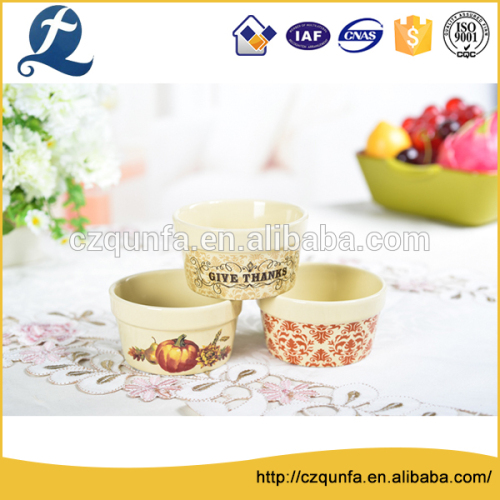 Wholesale cheap food grade baking mould ceramic stand cup cake