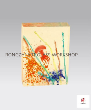 Jelly Fish Box Glass Paperweight